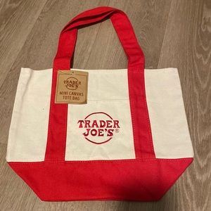 NEW Trader Joe’s Mini Canvas Tote bag